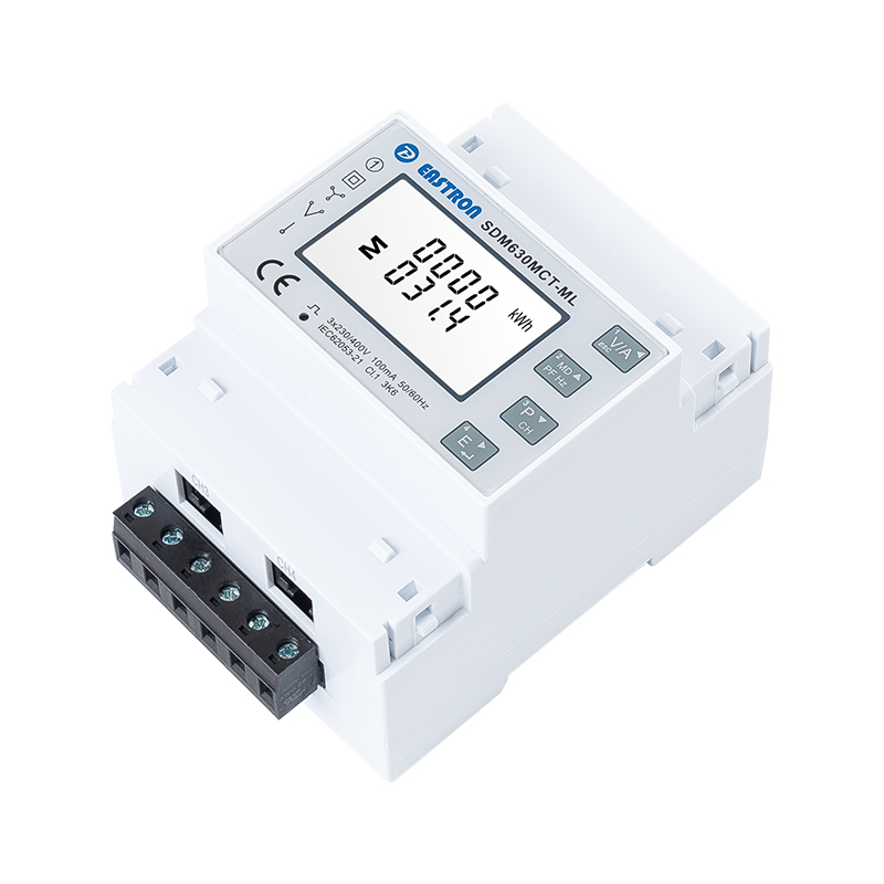 Quad Load RS485 Modbus Din Rail Three Phase Multi-function Energy Meter