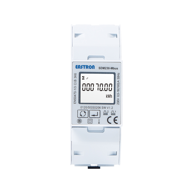 Mbus 100A 2 Module Size Single Phase Multi-function Energy Meter