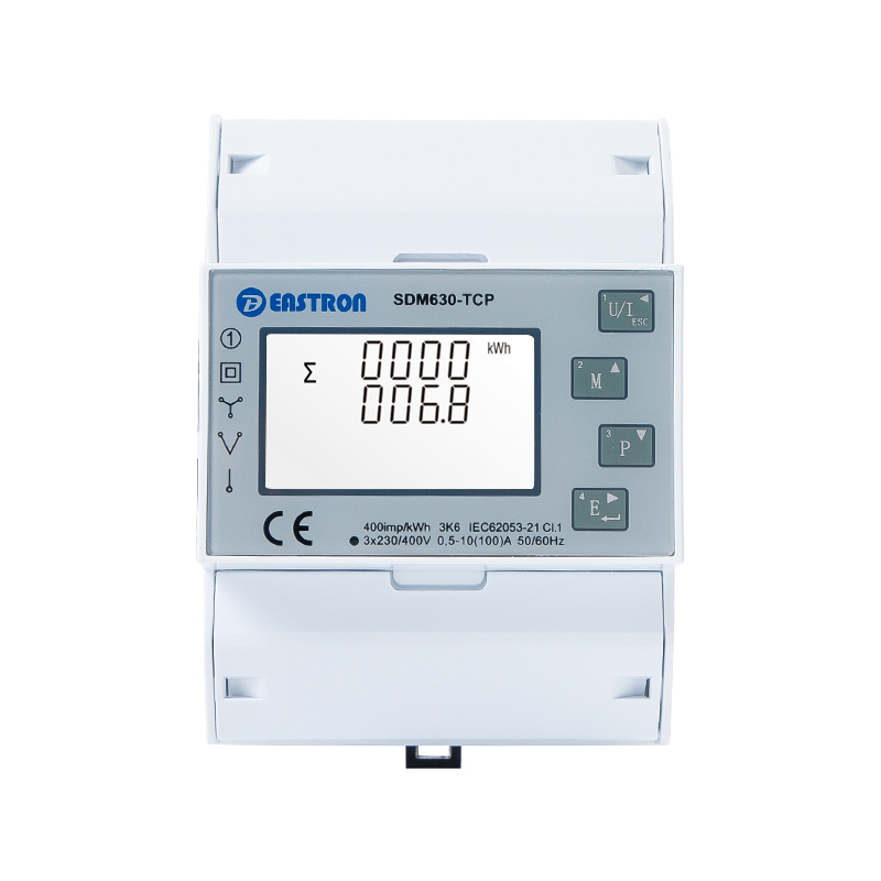 Modbus TCP Din Rail Three Phase Multi-function Energy Meter