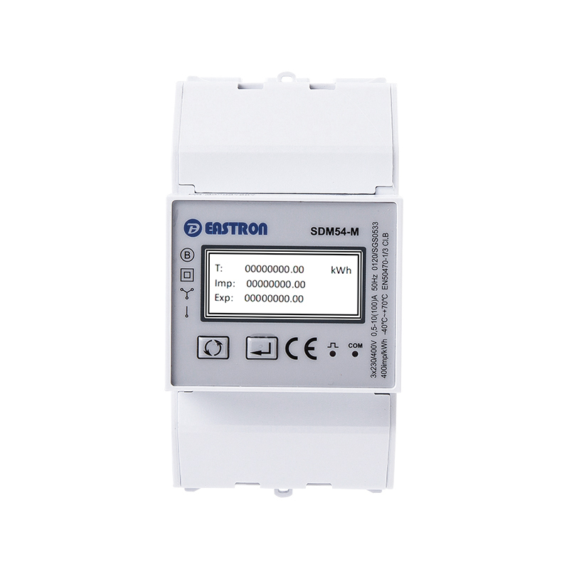 3 Modules RS485 Modbus Din Rail Three Phase Multi-function Energy Meter