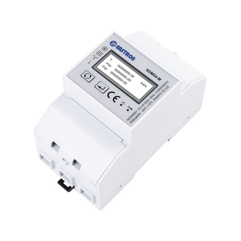 3 Modules RS485 Modbus Din Rail Three Phase Multi-function Energy Meter