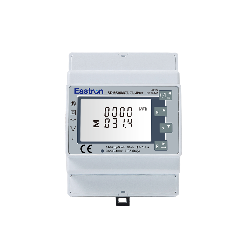 Mbus CT operated Din Rail Three Phase MID Energy Meter