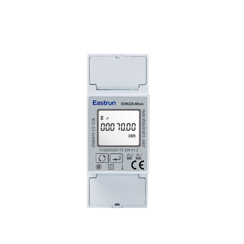 Mbus 100A Din Rail Single Phase MID Energy Meter 