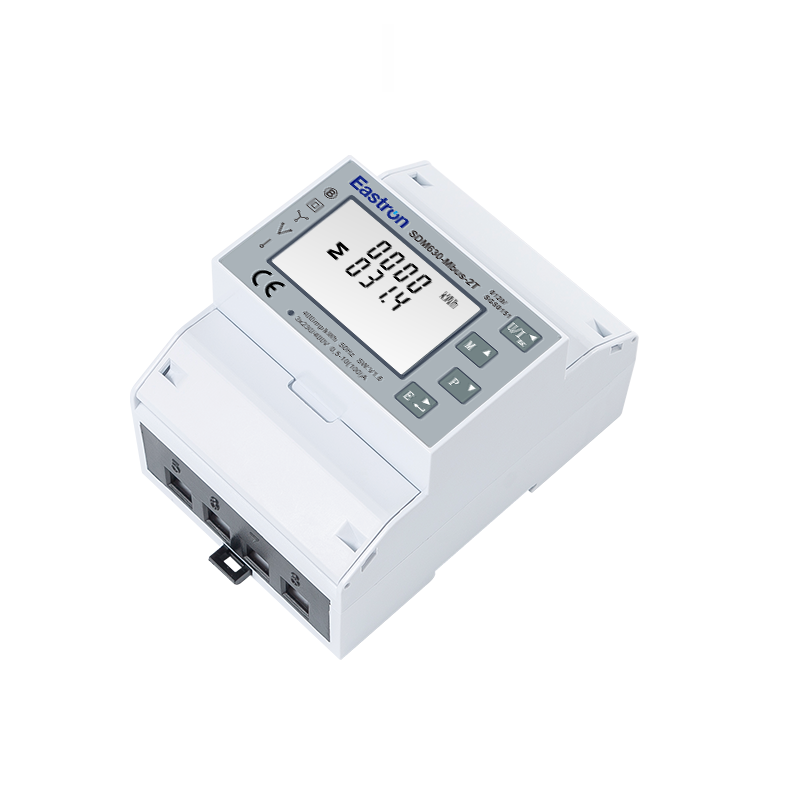 Dual Power Sources Mbus Din Rail Three Phase Multi-function Energy Meter