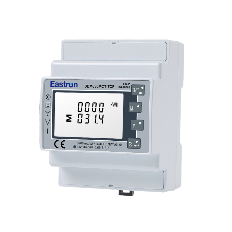 MID Approved CT Type Din Rail Three Phase Multi-function Modbus TCP Meter