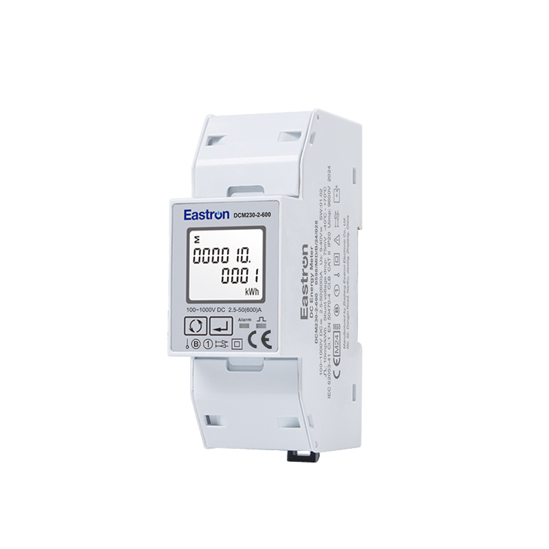 Up to 1000 Volts RS485 Modbus Din Rail DC Energy Meter with DC Shunt