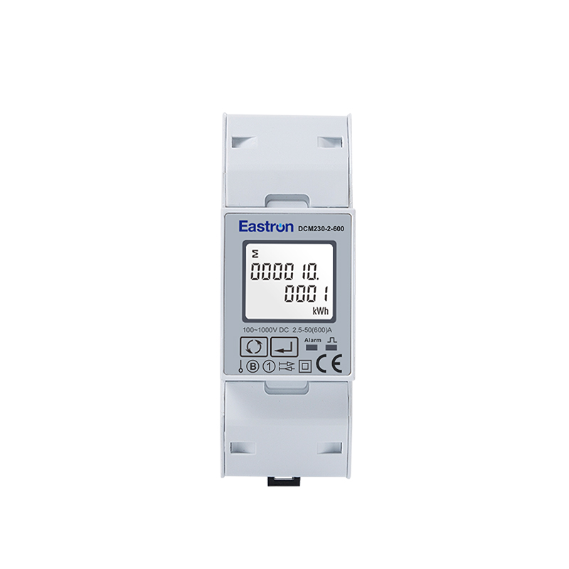 Up to 1000 Volts RS485 Modbus Din Rail DC Energy Meter with DC Shunt