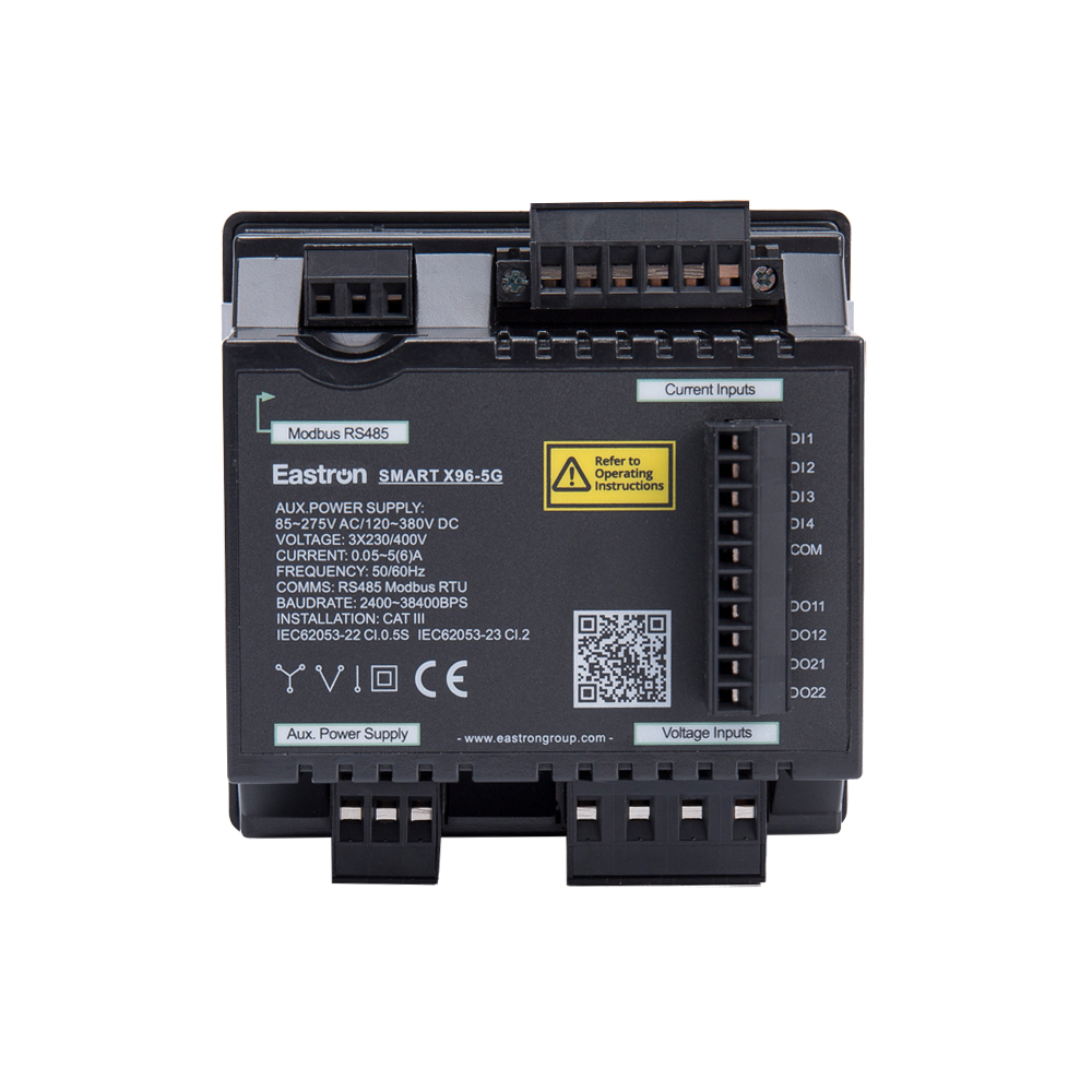 4DI 2DO Three Phase Panel Mounted Multi-function Panel Meter for Electricity Distribution