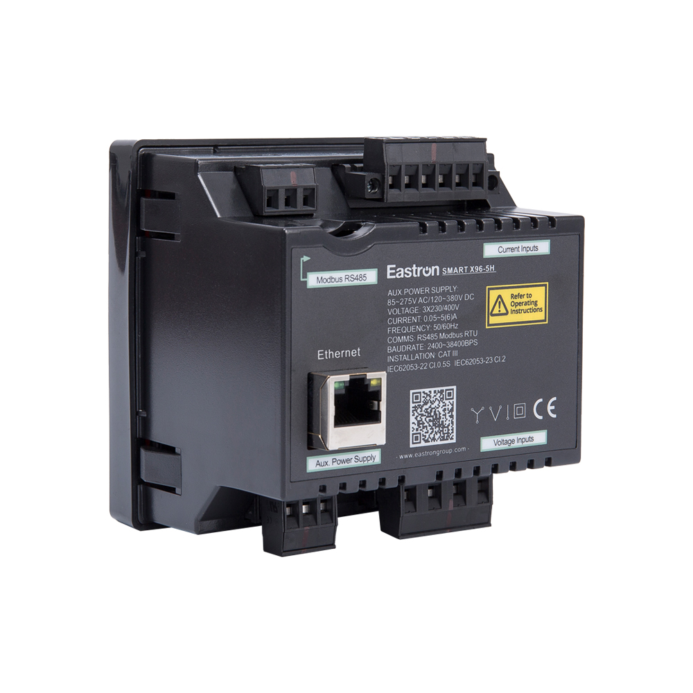 Ethernet Modbus TCP Three Phase Panel Mounted Panel Meter for Electricity Distribution