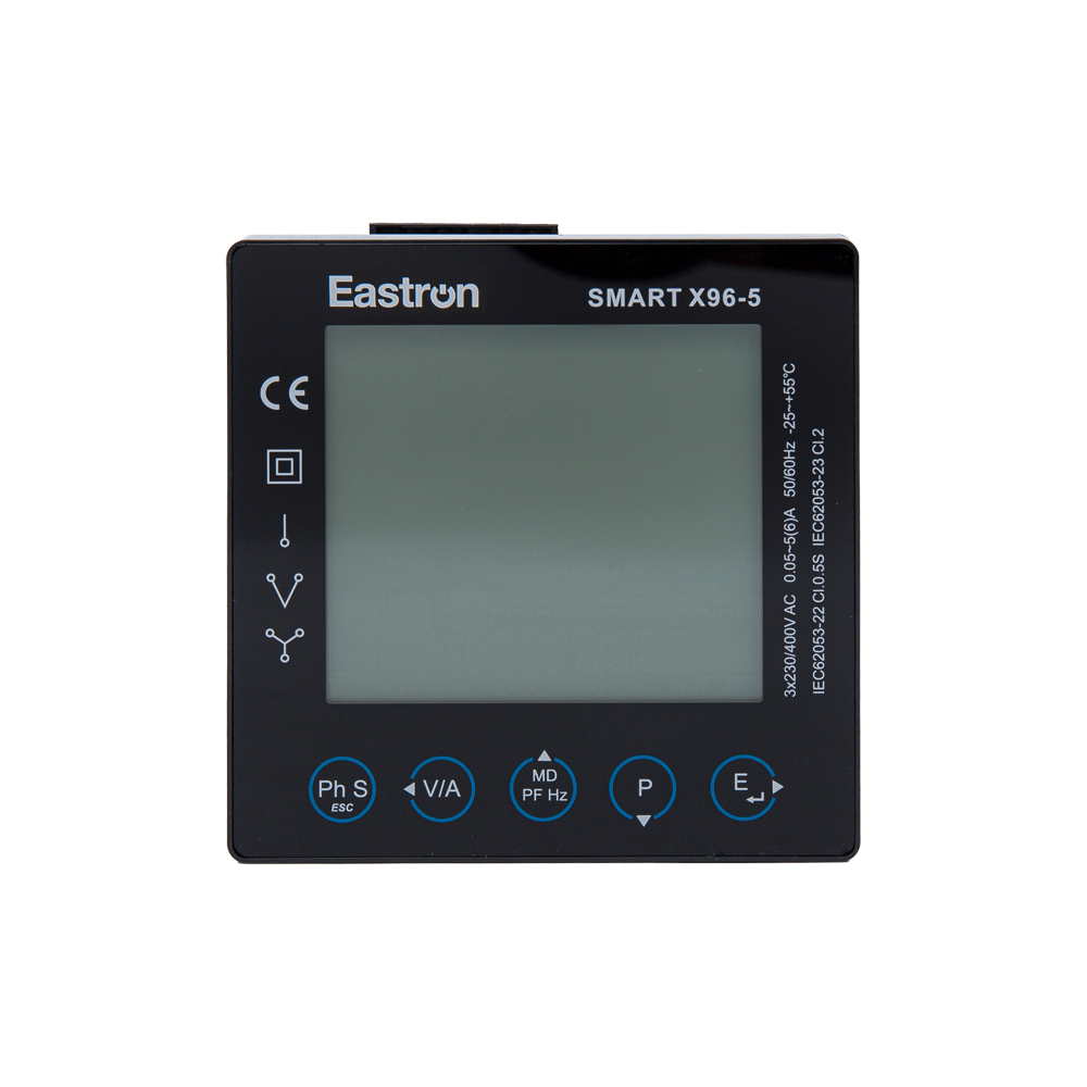 Ethernet Modbus TCP Three Phase Panel Mounted Panel Meter for Electricity Distribution