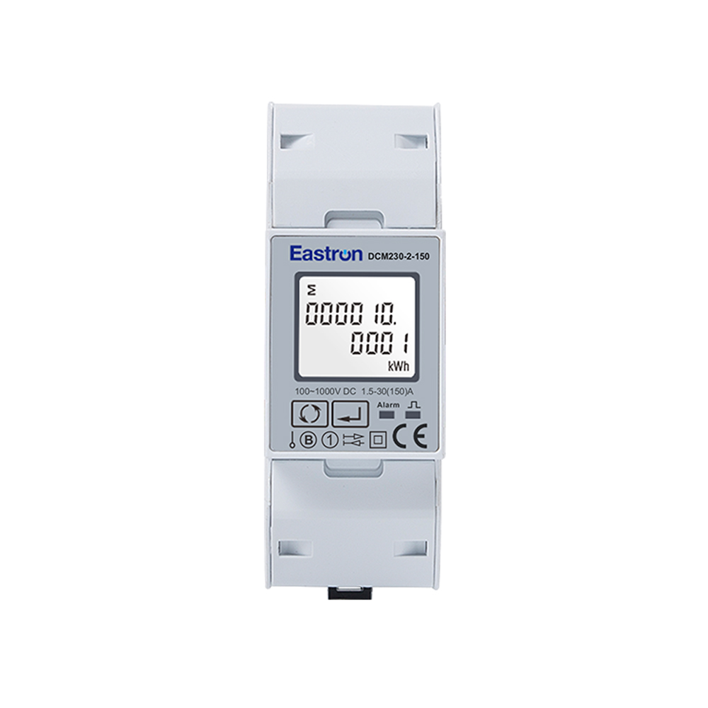 MID Approved 150A RS485 Modbus Din Rail DC Energy Meter with DC Shunt