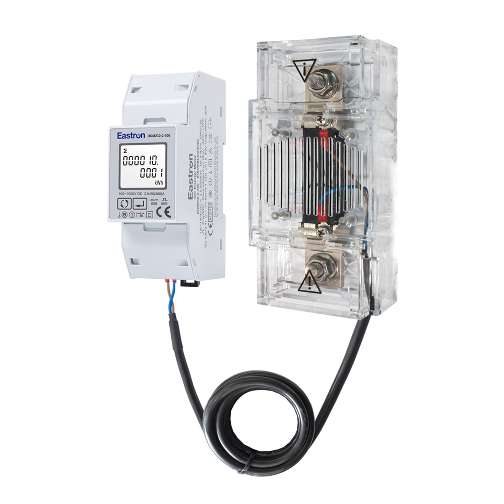 DC Shunt Connection 300A MID Approved DC Energy Meter for EV Charging Metering