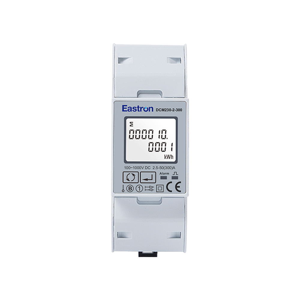 Max. Current 300A Multi-function Din Rail DC MID Energy Meter with DC Shunt